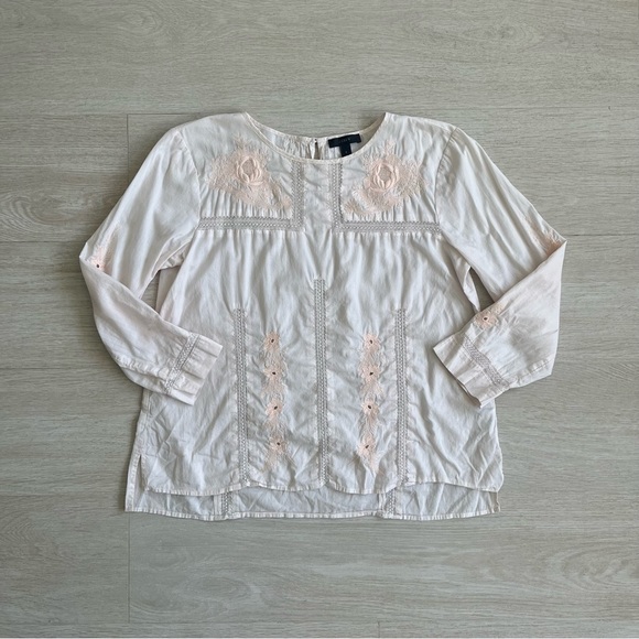 J.CREW pink cotton shirt. Size 6. perfect condition. 100% cotton. - Picture 3 of 6